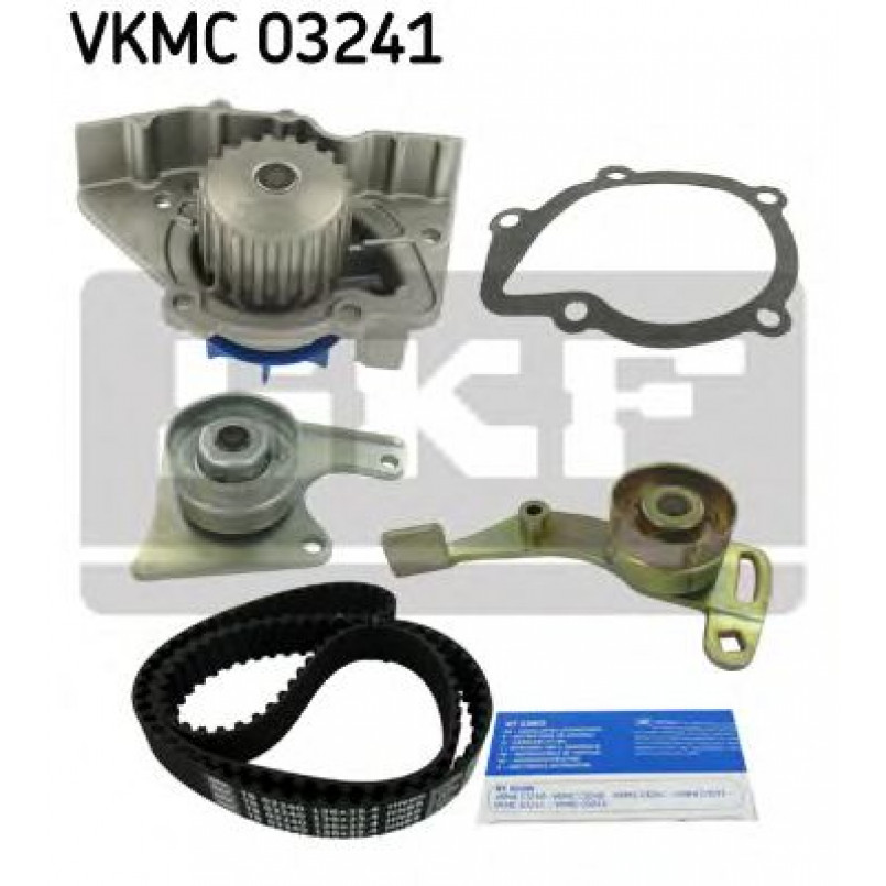 VKMC 03241 SKF Комплект ГРМ (ремінь + ролик + водяний насос)